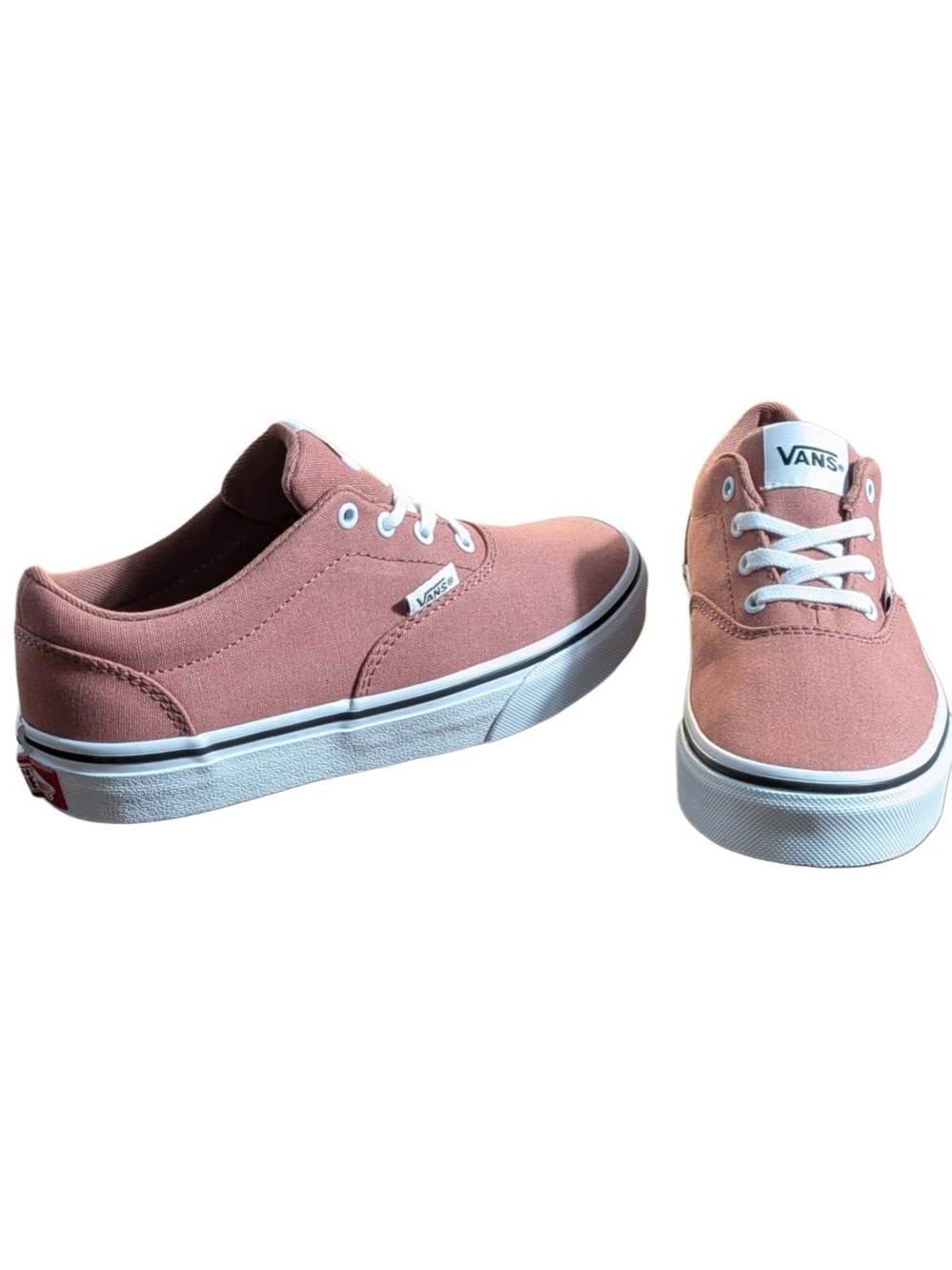 Vans Doheny Kids Shoes Size 2 Canvas Night Rose Pink Low Top Sneakers New Box - Picture 6 of 9